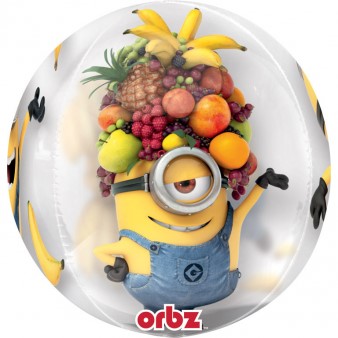 Balon foliowy Orbz Minionki 38x40 cm