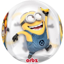 Balon foliowy Orbz Minionki 38x40 cm