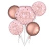 Bukiet balonów Blush Birthday 5szt.