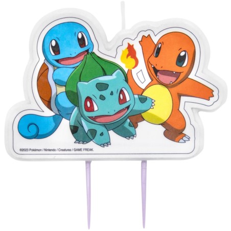 Świeczka postacie Pokémon 5,5 x 8,3 cm