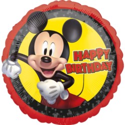 Balon foliowy Myszka Miki Happy Birthday 43cm