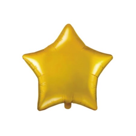 Balon foliowy Gwiazdka, 48cm, złoty 1 szt.