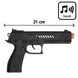 Zabawkowy pistolet policjant 21cm