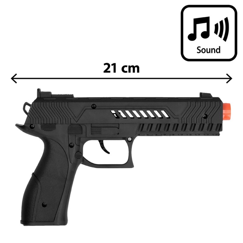 Zabawkowy pistolet policjant 21cm