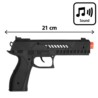 Zabawkowy pistolet policjant 21cm
