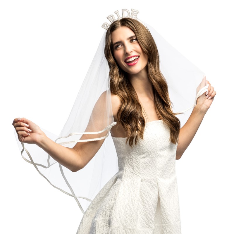 Opaska Bride z welonem - 1 szt.