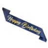 Szarfa urodzinowa Happy Birthday granat HB