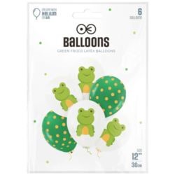 Balony Żabka 12cali 6szt.