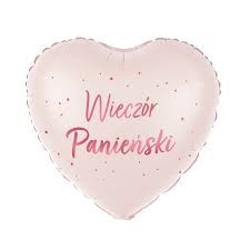 Balon foliowy Serce Wieczór Panieński 18 cali