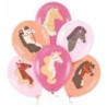 Balony Koniki 12 cali 6 szt. zestaw