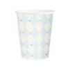 Kubek w romby niebieskie Baby 220ml 6szt.