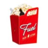 Pudełko na popcorn Wyścigówki 6szt.