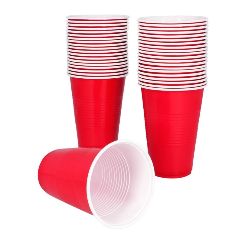 Czerwone kubki 53CL 40sztuk