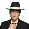 Czarny kapelusz Al Capone Gangster