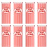 Zestaw 8 papierowych torebek na popcorn