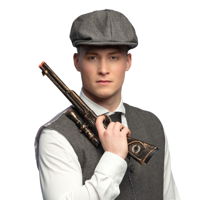 Złoty sztuczny pistolet 50 cm