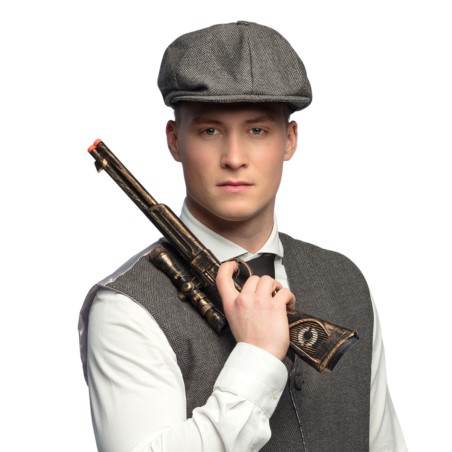Złoty sztuczny pistolet 50 cm
