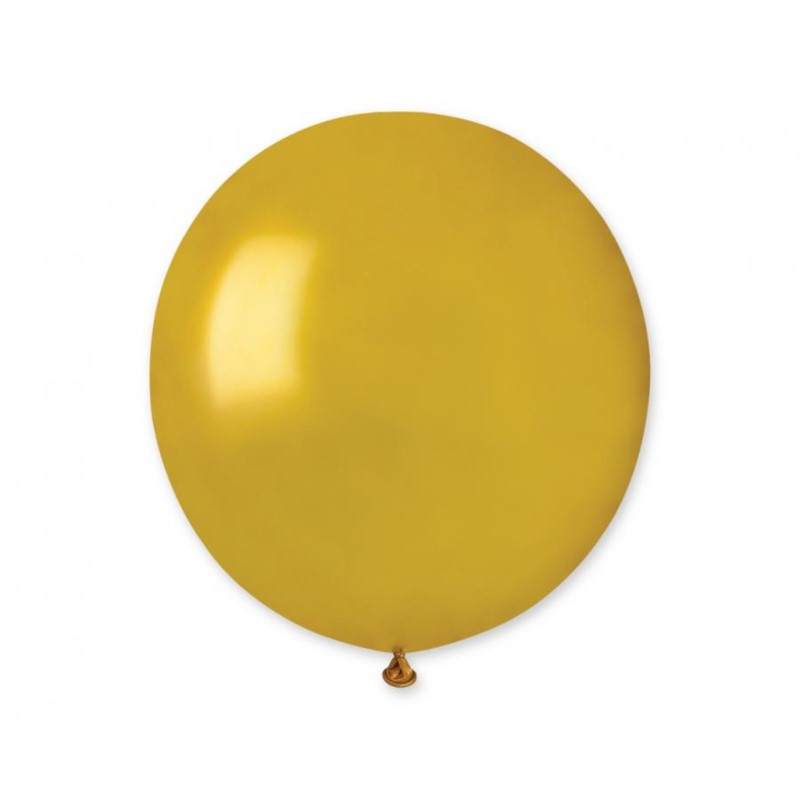 Balony Gemar 19", metalik złote, 25szt.