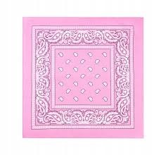 Chustka bandana różowa