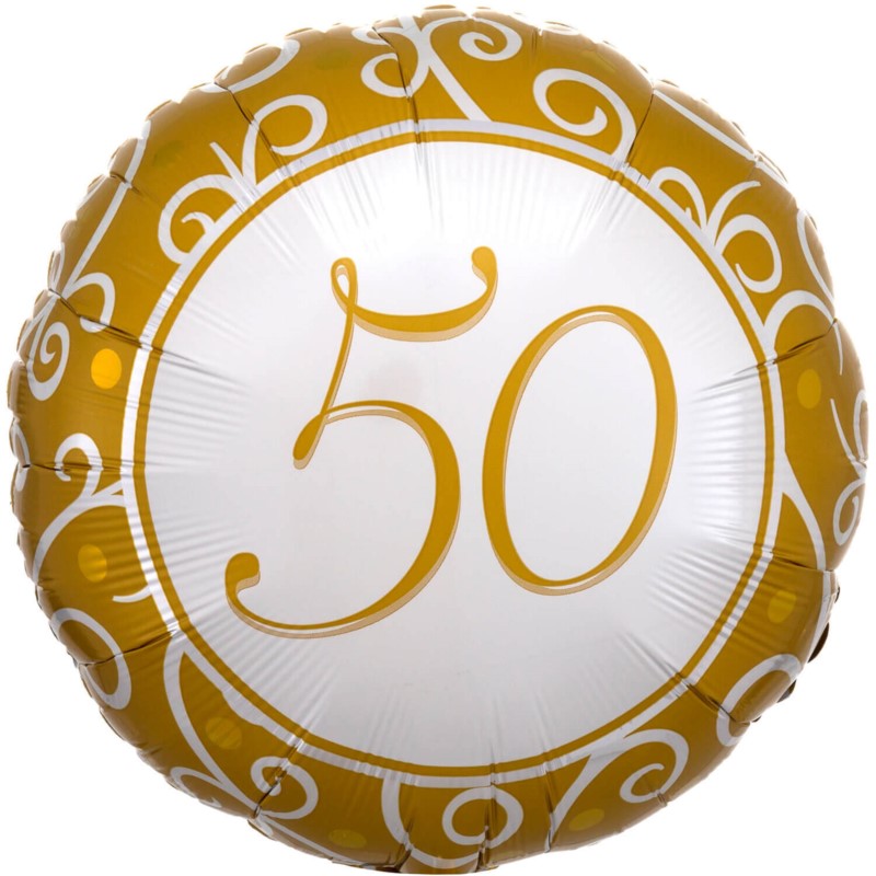 Balon Rocznica Slubu 50-lat 43 cm