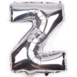 Balon foliowy 32" litera "Z" srebrny