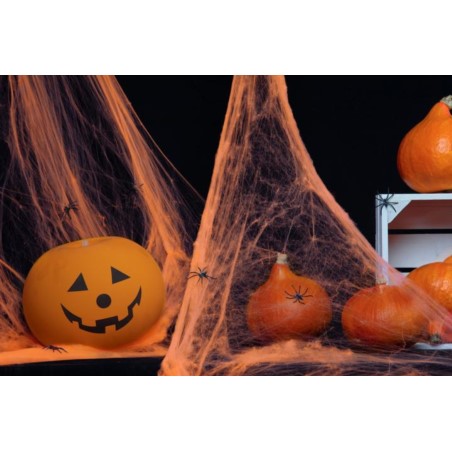 Halloween Pajęczyna pomarańczowa 20g