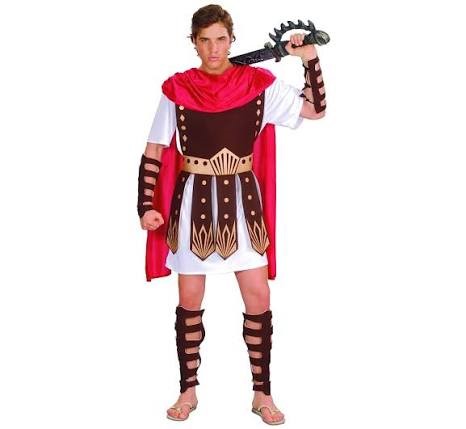 Zestaw dla dorosłych Gladiator (tunika z pancer...
