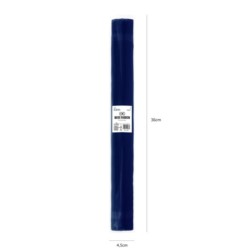 Organza gładka granatowa 0,36x9m