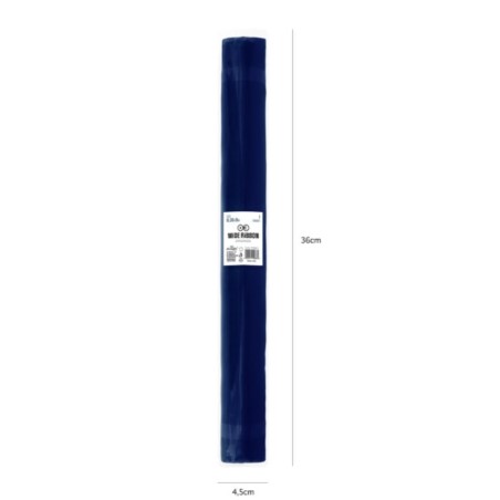 Organza gładka granatowa 0,36x9m