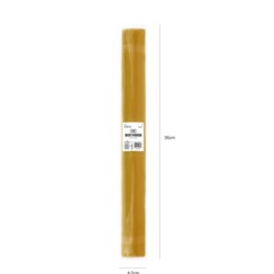 Organza gładka złota 0,36x9m