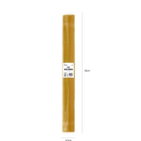 Organza gładka złota 0,36x9m