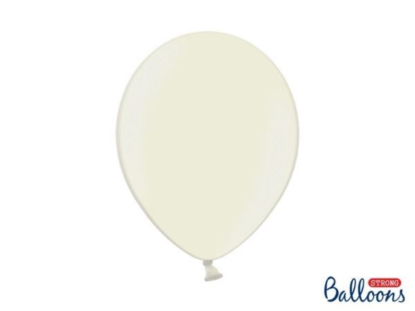 Balony Strong 30 cm, Metalic Light Cream, 10 szt.