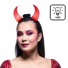 Halloween Tiara Diabelskie Rogi Led