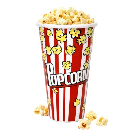 Plastikowy kubek na popcorn 18cm