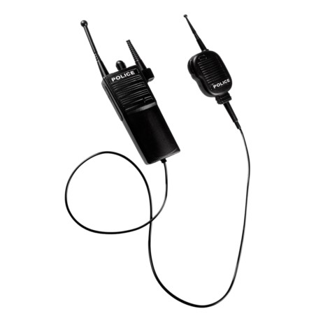 Walkie-talkie policyjne plastikowe