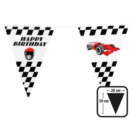 Baner flagi Racing, 30 x 20 cm, 6 m.