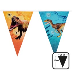Baner urodzinowy flagi T-Rex Dinozaury 6 m