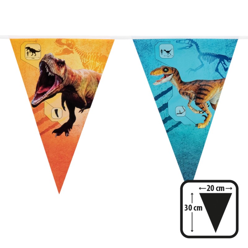 Baner urodzinowy flagi T-Rex Dinozaury 6 m