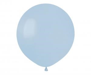 Balony Gemar 19", pastel pudrowe błękitne, 25szt.