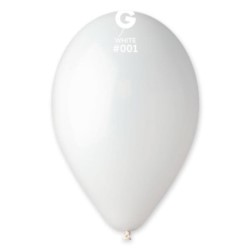 Balon G110 pastel 12" - "biały" / 100 szt.