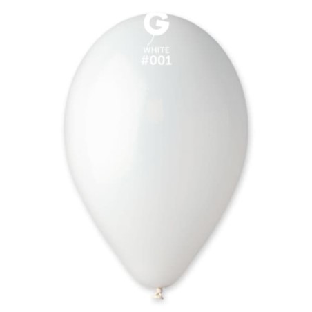 Balon G110 pastel 12" - "biały" / 100 szt.