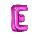 Balon foliowy "Litera E", różowa 35 cm