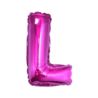 Balon foliowy "Litera L" różowa 35 cm