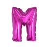 Balon foliowy "Litera M", różowa 35 cm
