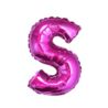 Balon foliowy "Litera S", różowa 35 cm