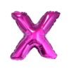 Balon foliowy "Litera X", różowa, 35 cm